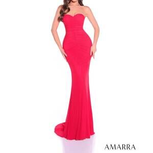 NEW AMARRA women's prom dress in red